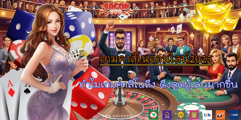 ทำไมเกมคาสิโนถึง ดึงดูดผู้เล่นมากขึ้น
