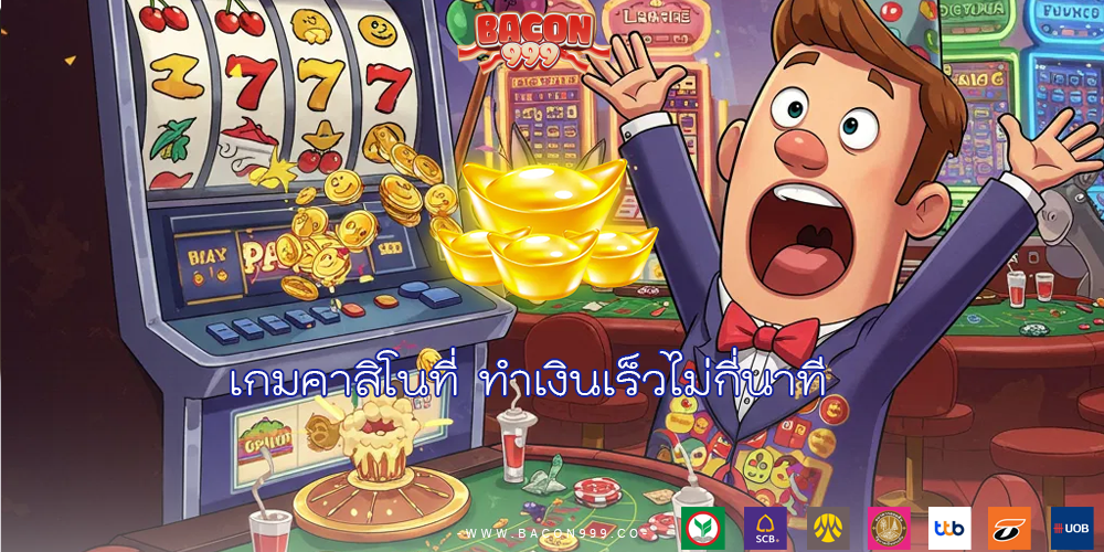 เกมคาสิโนที่ ทำเงินเร็วไม่กี่นาที