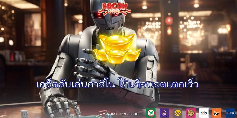 เคล็ดลับเล่นคาสิโน ให้แจ็คพอตแตกเร็ว