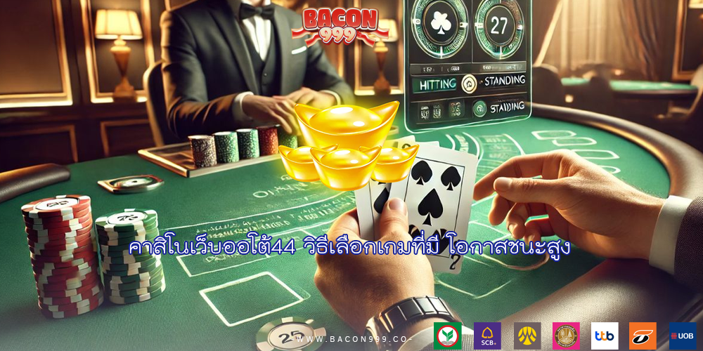 คาสิโนเว็บออโต้44 วิธีเลือกเกมที่มี โอกาสชนะสูง