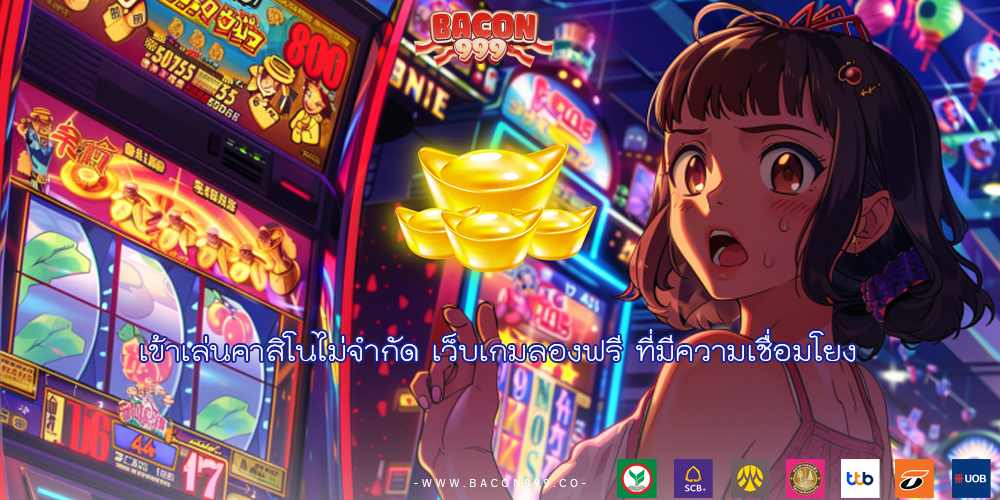 เข้าเล่นคาสิโนไม่จำกัด เว็บเกมลองฟรี ที่มีความเชื่อมโยง