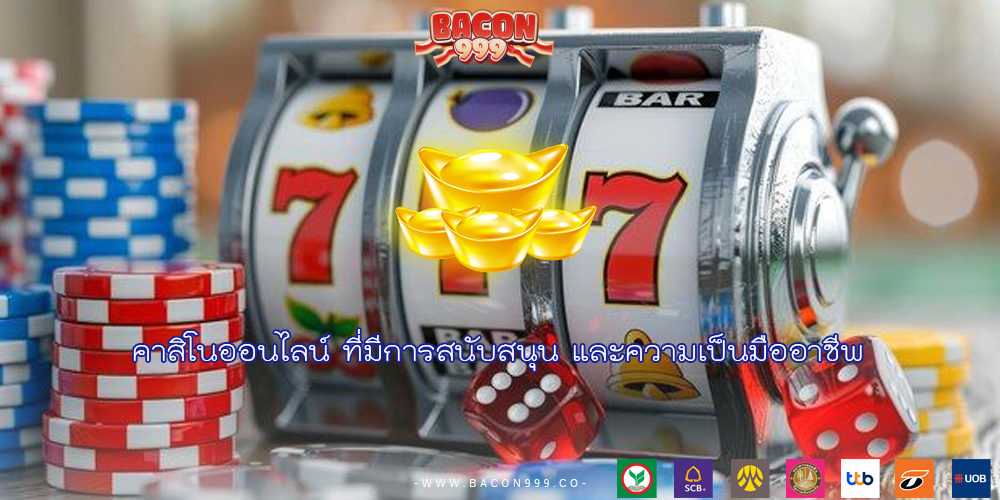 คาสิโนออนไลน์ ที่มีการสนับสนุน และความเป็นมืออาชีพ