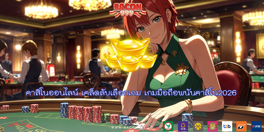 เล่นคาสิโนได้ทั่วทุกมุมโลก ที่ให้บริการเกม สล็อตจากค่ายใหญ่