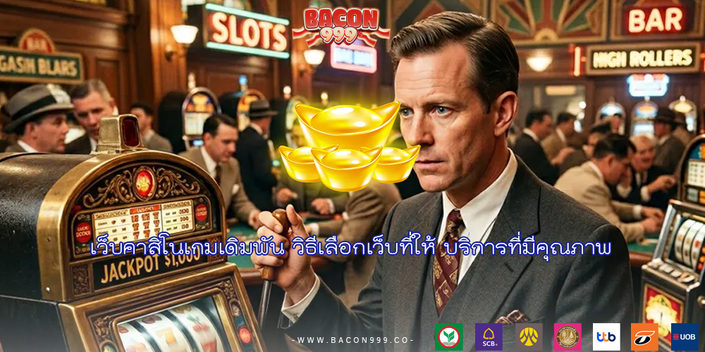 เว็บคาสิโนเกมเดิมพัน วิธีเลือกเว็บที่ให้ บริการที่มีคุณภาพ